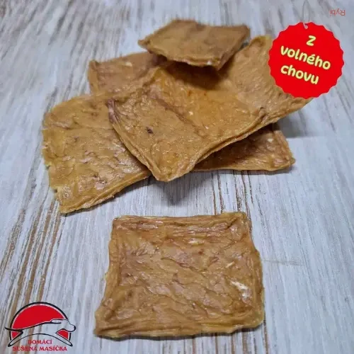 Domácí sušené keksíky z hovězího vemínka (45g)