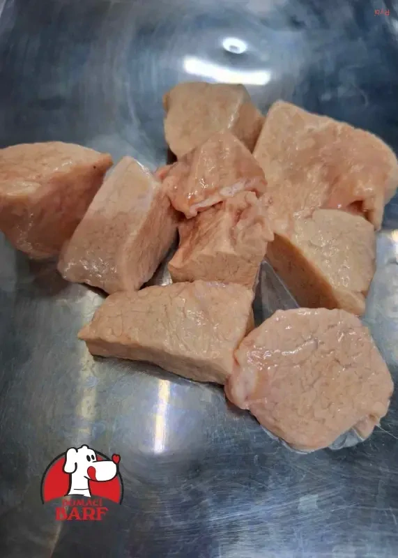 Farmářské hovězí vemínko – malé kostky (500g)