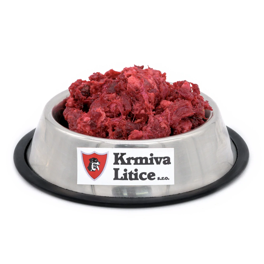 Hovězí mletá svalovina s červenou řepou