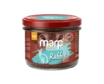 Marp Holistic Plus - 100% králík ve sklenici pro psy 200g