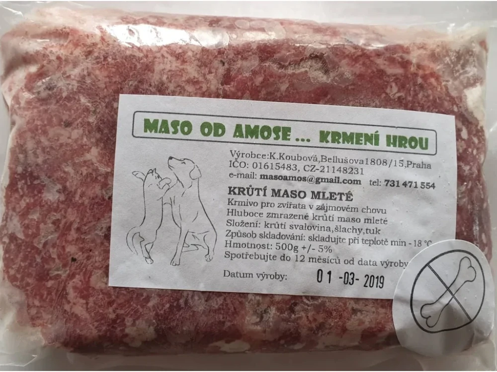 Krůtí maso mleté bez kosti 500g