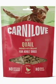 Carnilove Dog Semi Moist Snack Quail&Oregano 200g