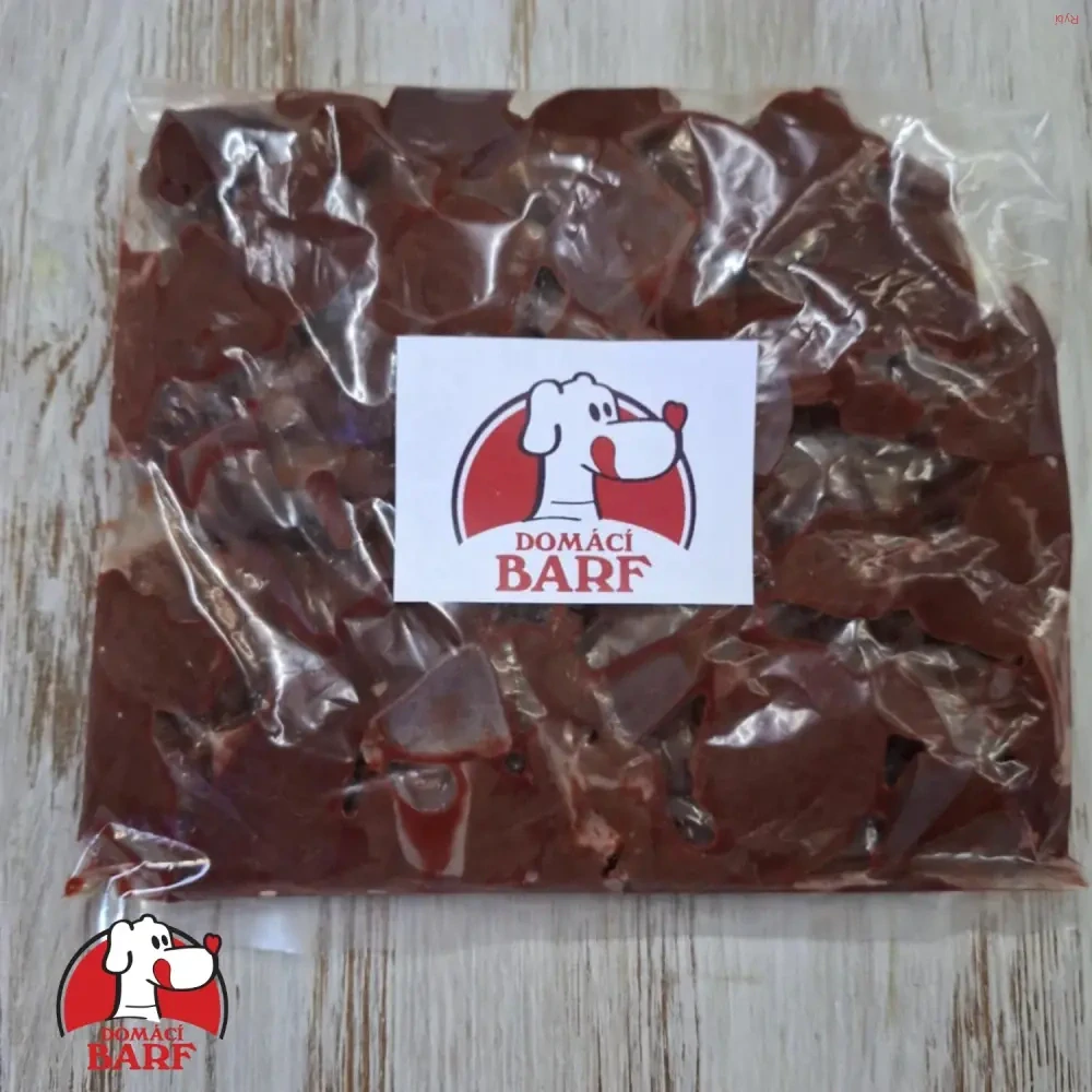 Farmářská hovězí játra – krájené kousky (500g)