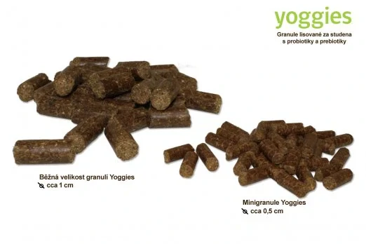 5kg Yoggies Kuřecí&hovězí maso, granule lisované za studena s probiotiky