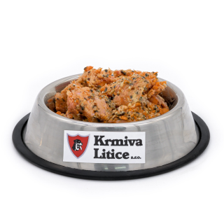 Hovězí vemeno mleté s konopnou vlákninou