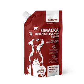 150ml Yoggies omáčka s hovězím masem a červenou řepou