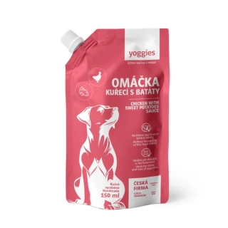 150ml Yoggies omáčka s kuřecím masem a batáty