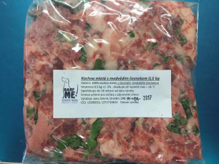 Kachna celá mletá s medvědím česnekem 0,5kg