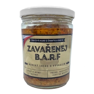 Zavařenej BARF - Losos s kuskusem 375g