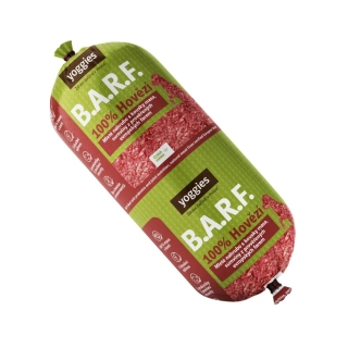 1300g Yoggies B.A.R.F. 100% hovězí s probiotiky Syrové maso pro psy