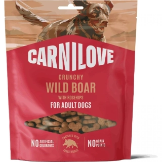 Carnilove Dog Crunchy Snack Wild Boar with Rosehips 200g 