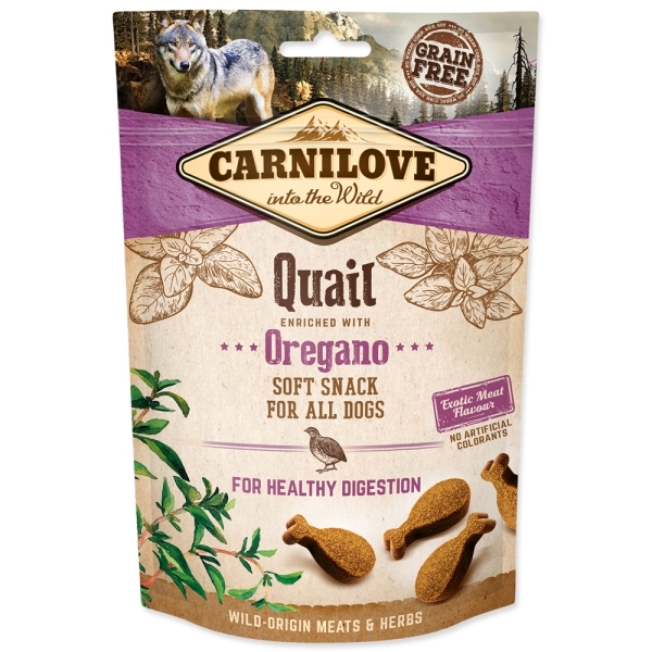 Carnilove Dog Semi Moist Snack Quail&Oregano 200g
