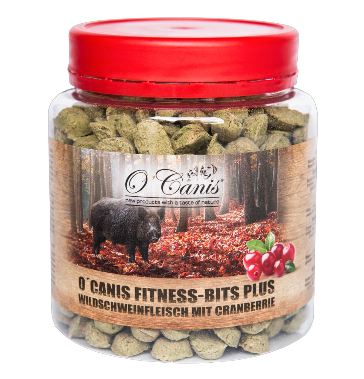 O'Canis Fitness-Bits PLUS Divočák s brusinkami