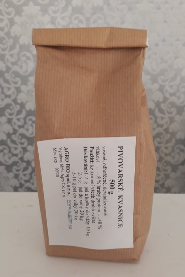 Pivovarské kvasnice 0,5kg