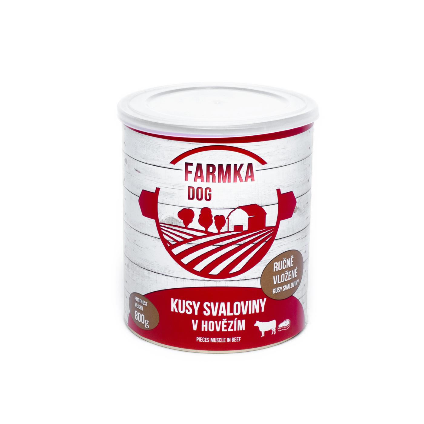 FARMKA DOG se svalovinou 800g