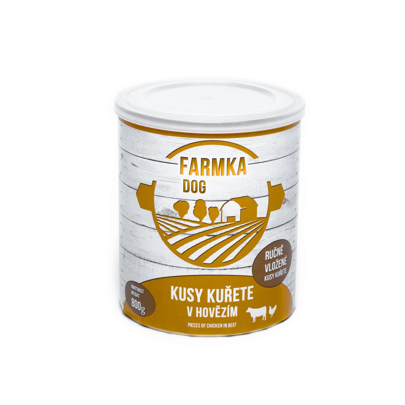 FARMKA DOG s kuřetem 800g