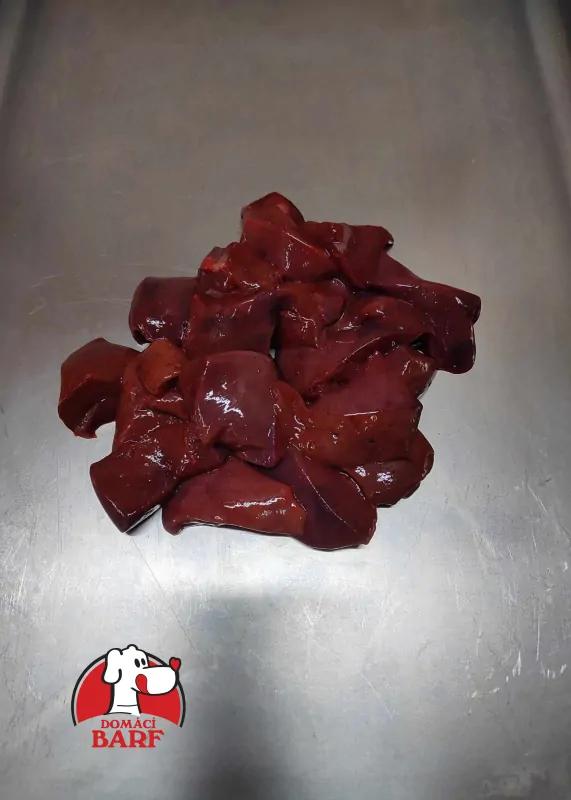 Farmářská vepřová játra – krájené kousky 500g